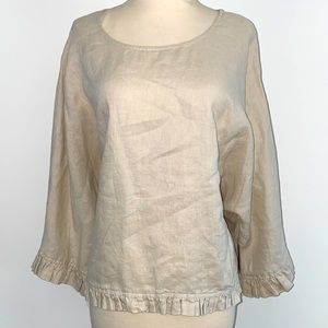 For Cynthia top in cream Medium NWT